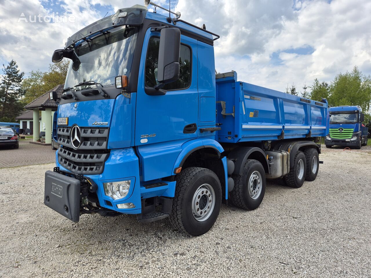 کامیون کمپرسی Mercedes-Benz Actros 3243 8X4 Meiller-Kipper