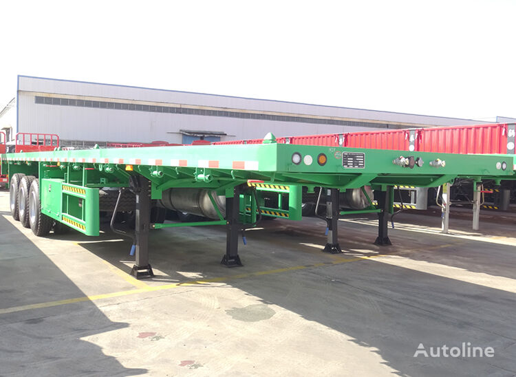 نیمه تریلر مسطح TITAN 40Ft Triple Axle Flatbed Trailer Price in Kenya -F جدید