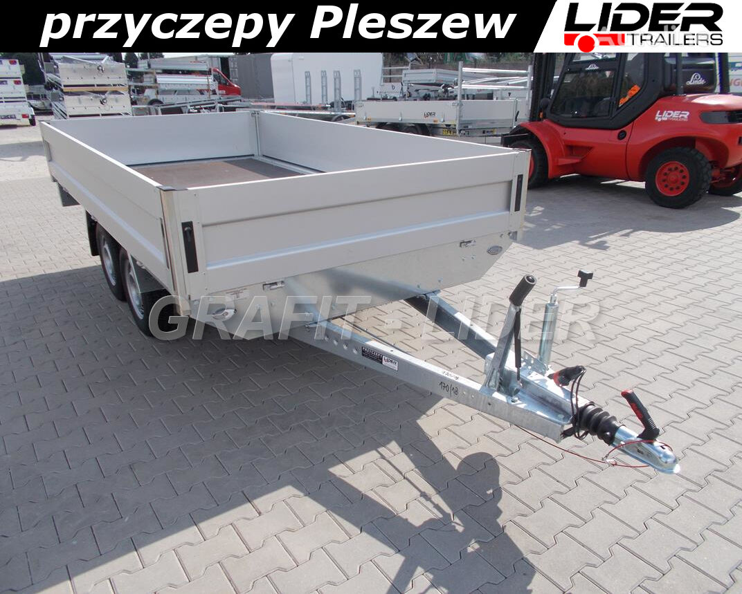 تریلر مسطح Niewiadów Universal trailer alu sides BR-045. przyczepa ciężarowa Condor I جدید