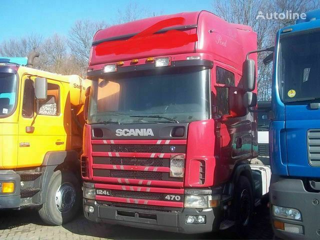 تریلی Scania 124-470 Topline Retader Kipperhydraulik