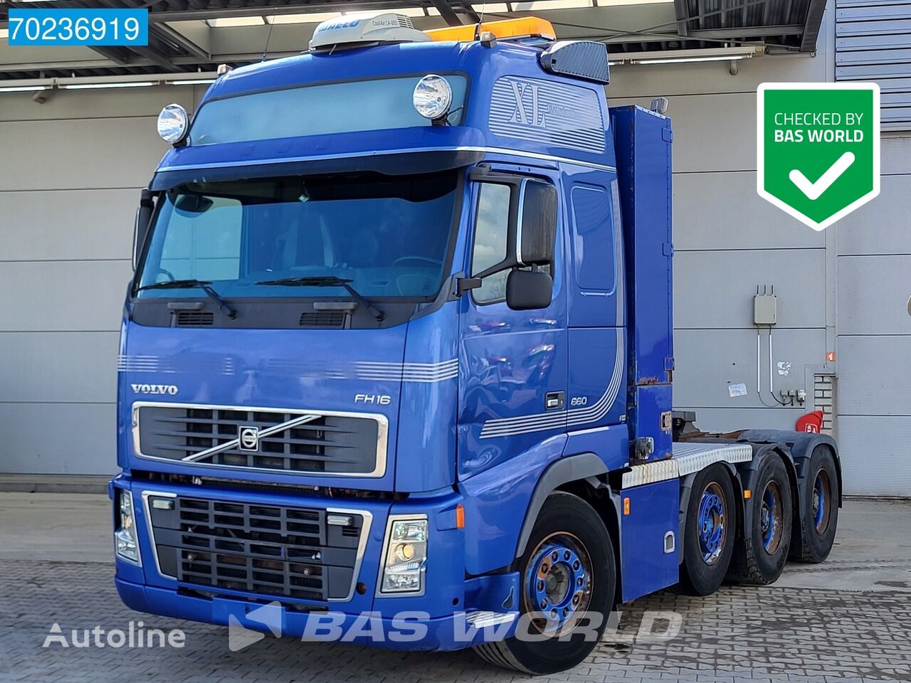 تریلی Volvo FH16 660 8X4 XL Veb+ Big-Axle Lift-Lenkachse Hydraulik Euro 4